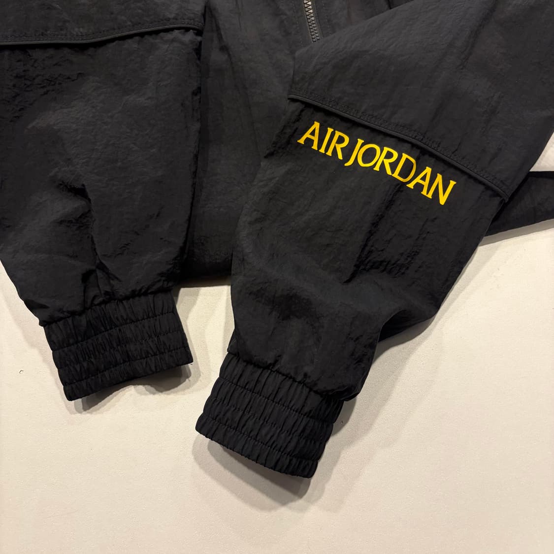 [S] 나이키 에어 조던 블랙 나일론 바람막이 자켓 D685 상품이미지7