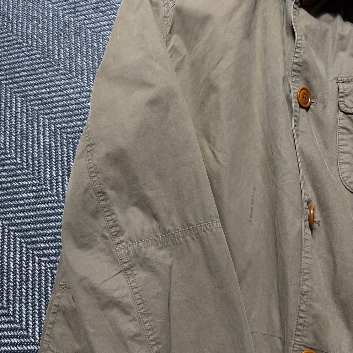 00s 제이크루 빈티지 워크 후드 야상자켓(XL) 상품이미지4