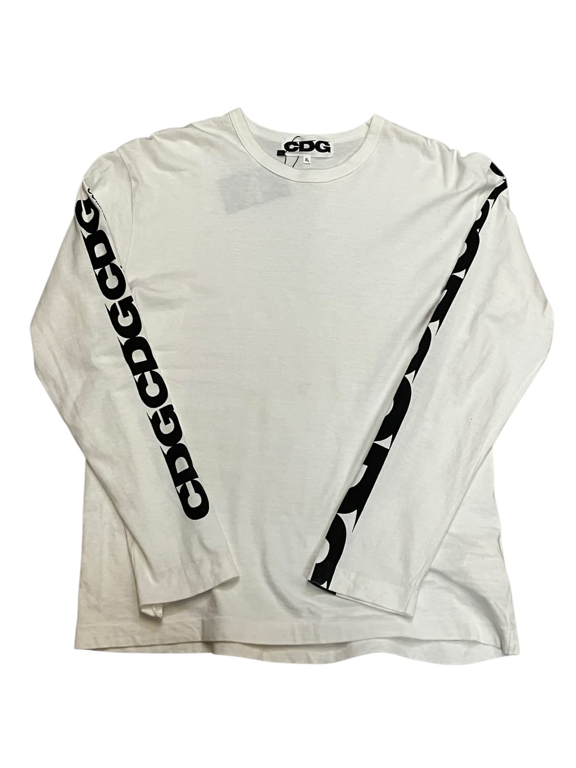 CDG 긴팔티셔츠 화이트 XL  #csz1899  𝑆𝑖𝑧𝑒 어깨  상품이미지3