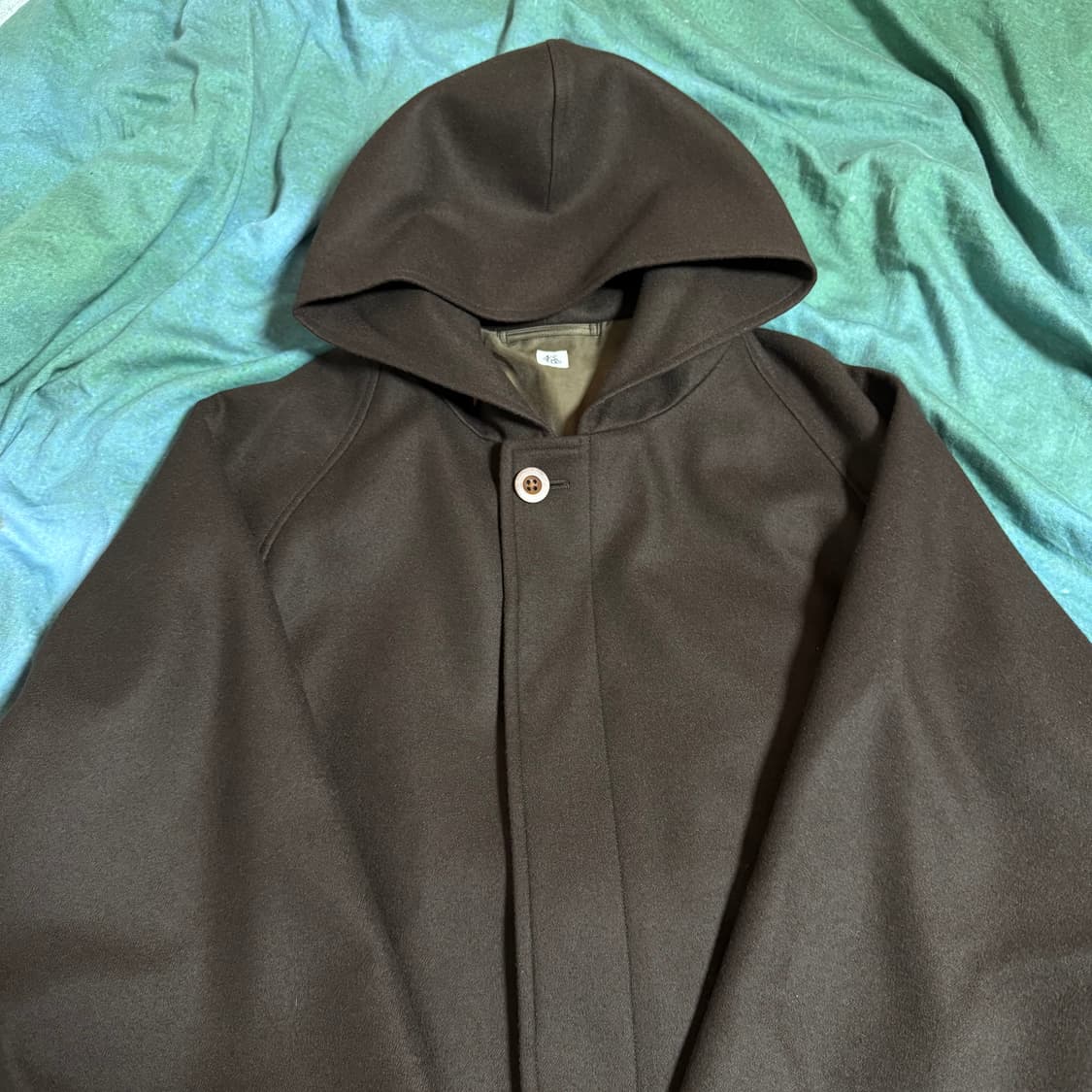 [38]캡틴선샤인 Super 120’s 브라운 멜튼 울 후드 필드 코트 상품이미지8