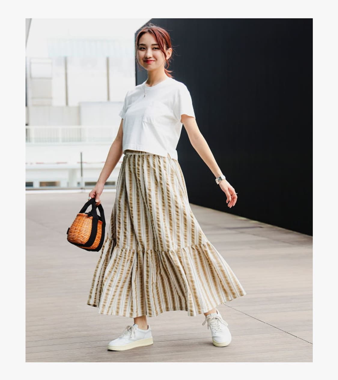B:MING BY BEAMS - 24SS TIERED SKIRT 상품이미지3