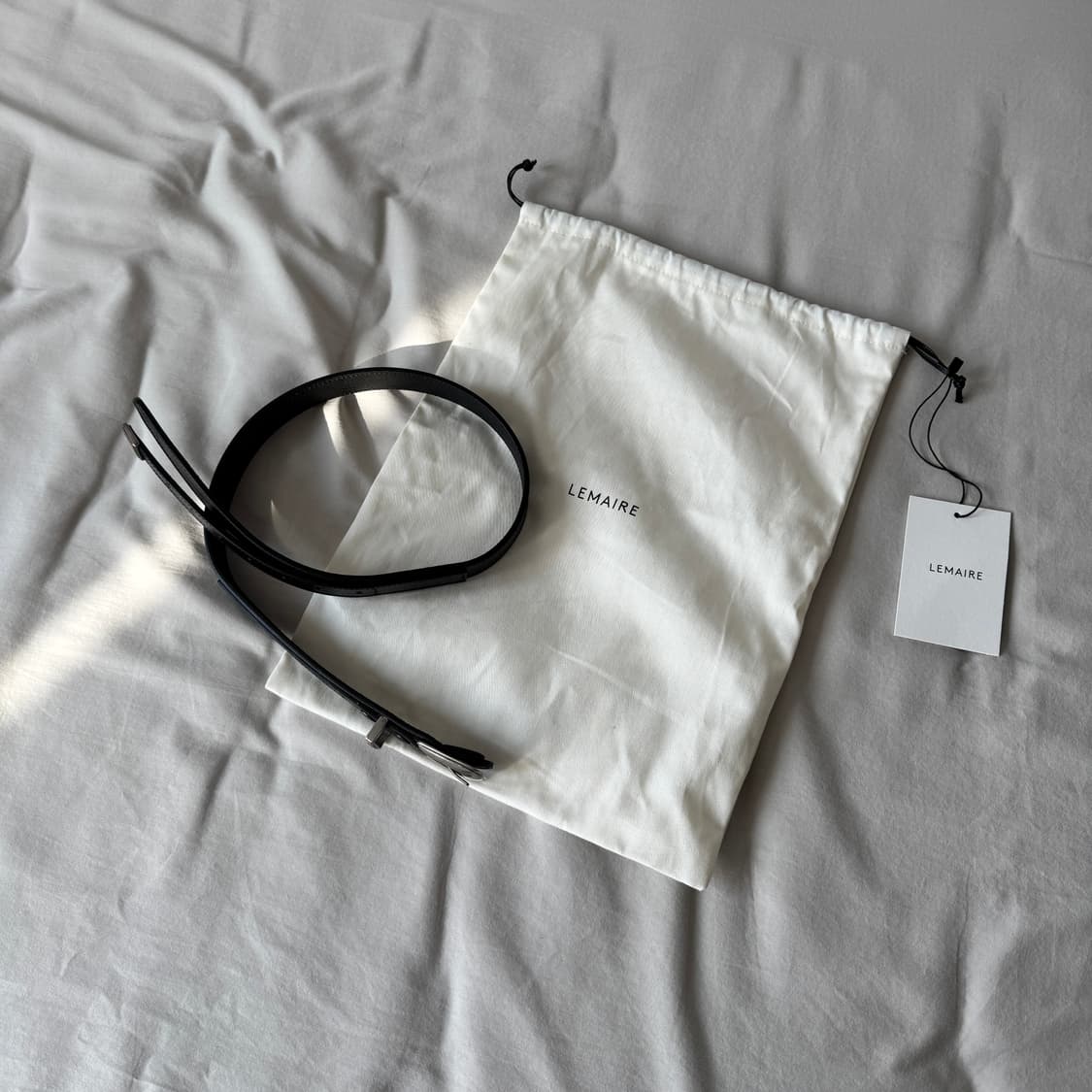 르메르 / 미니멀 웨스턴 벨트 레더 블랙 / 80 상품이미지3