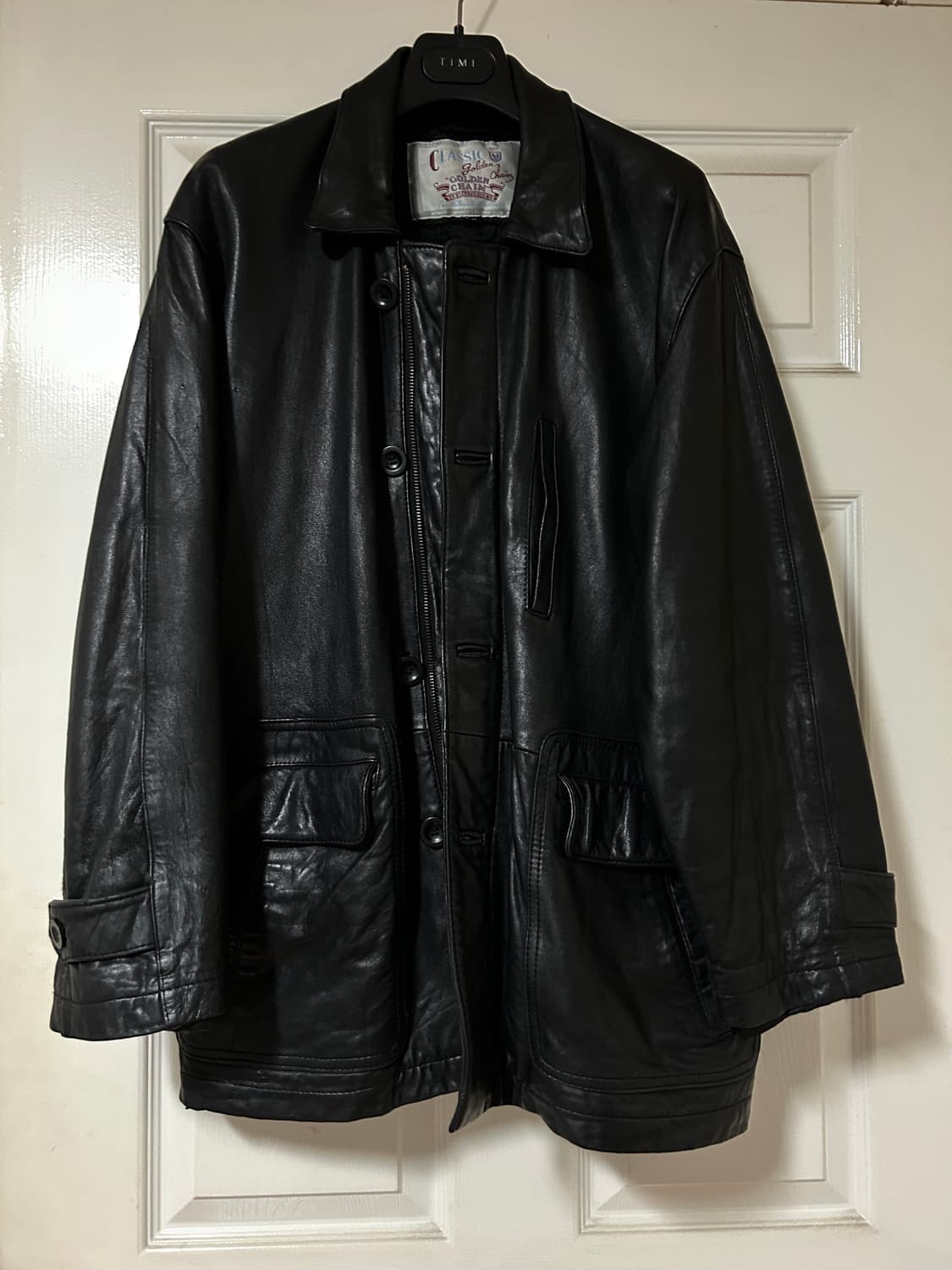 레더 카 코트 상품이미지1