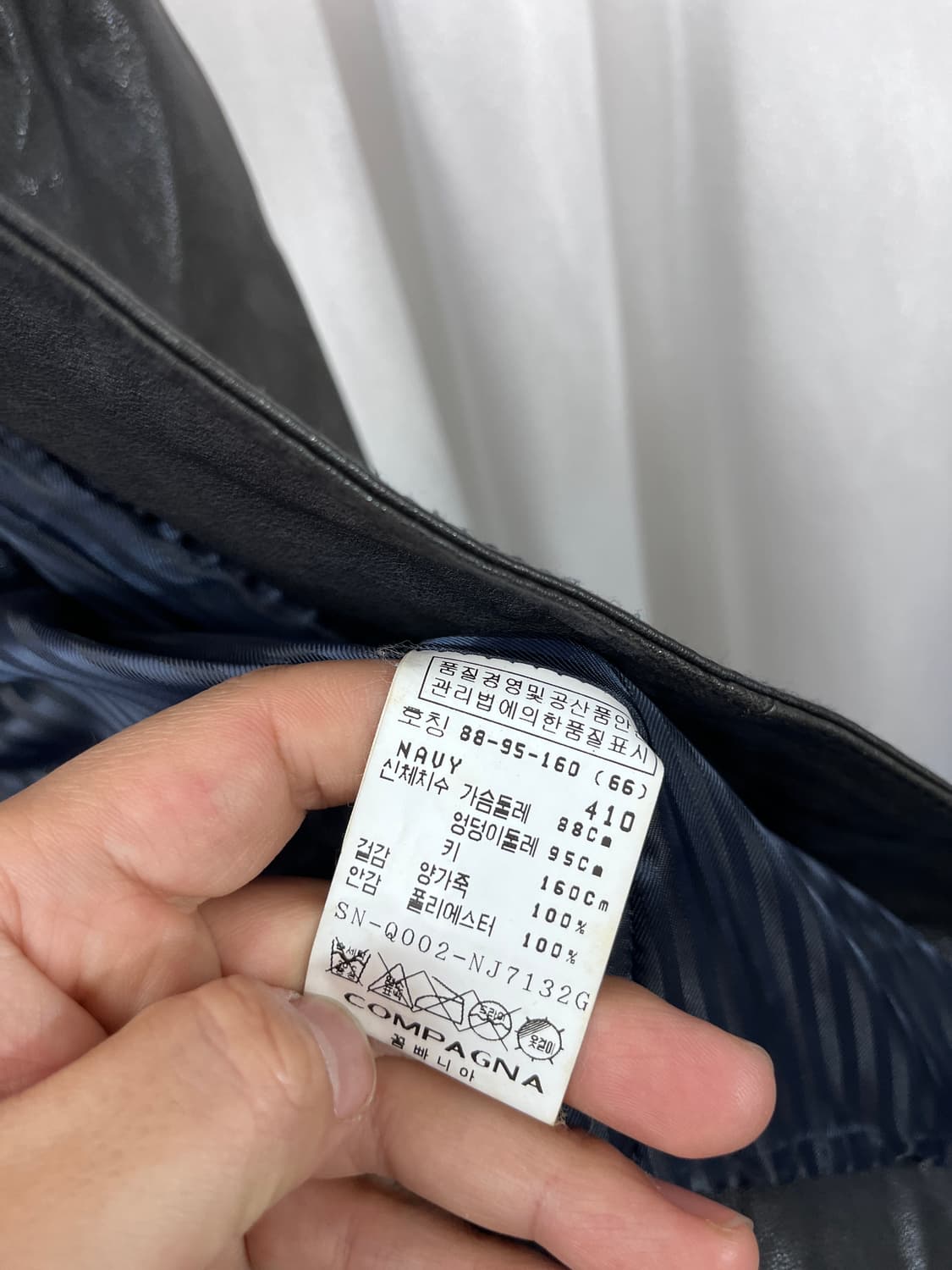 COMPAGNA leather jacket  상품이미지4