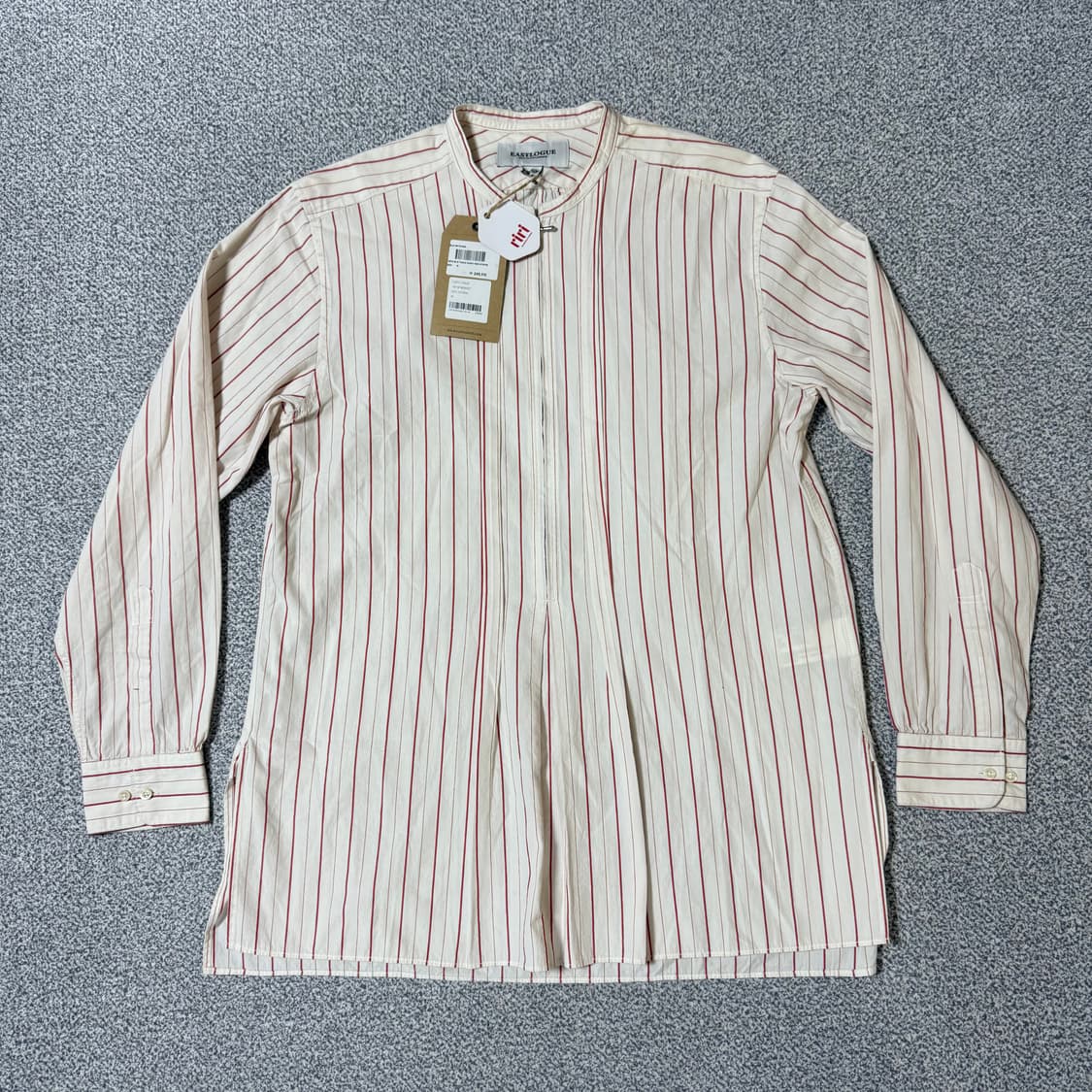 [정가 24만원 새상품] 이스트로그 스트라이프 셔츠 상품이미지1