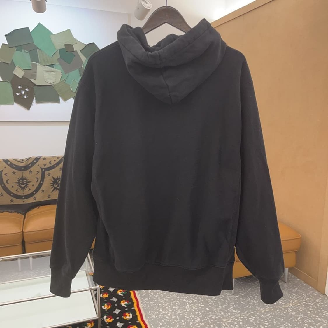 챔피언 리버스위브 올드스쿨 패치로고 약기모 후드티 L C07280 상품이미지4