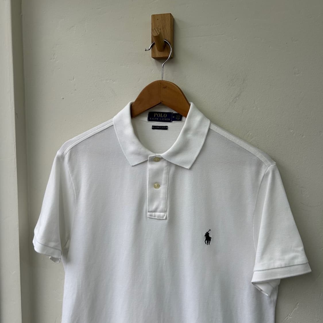 16768 -폴로 랄프로렌 화이트 반팔 카라티 상품이미지1