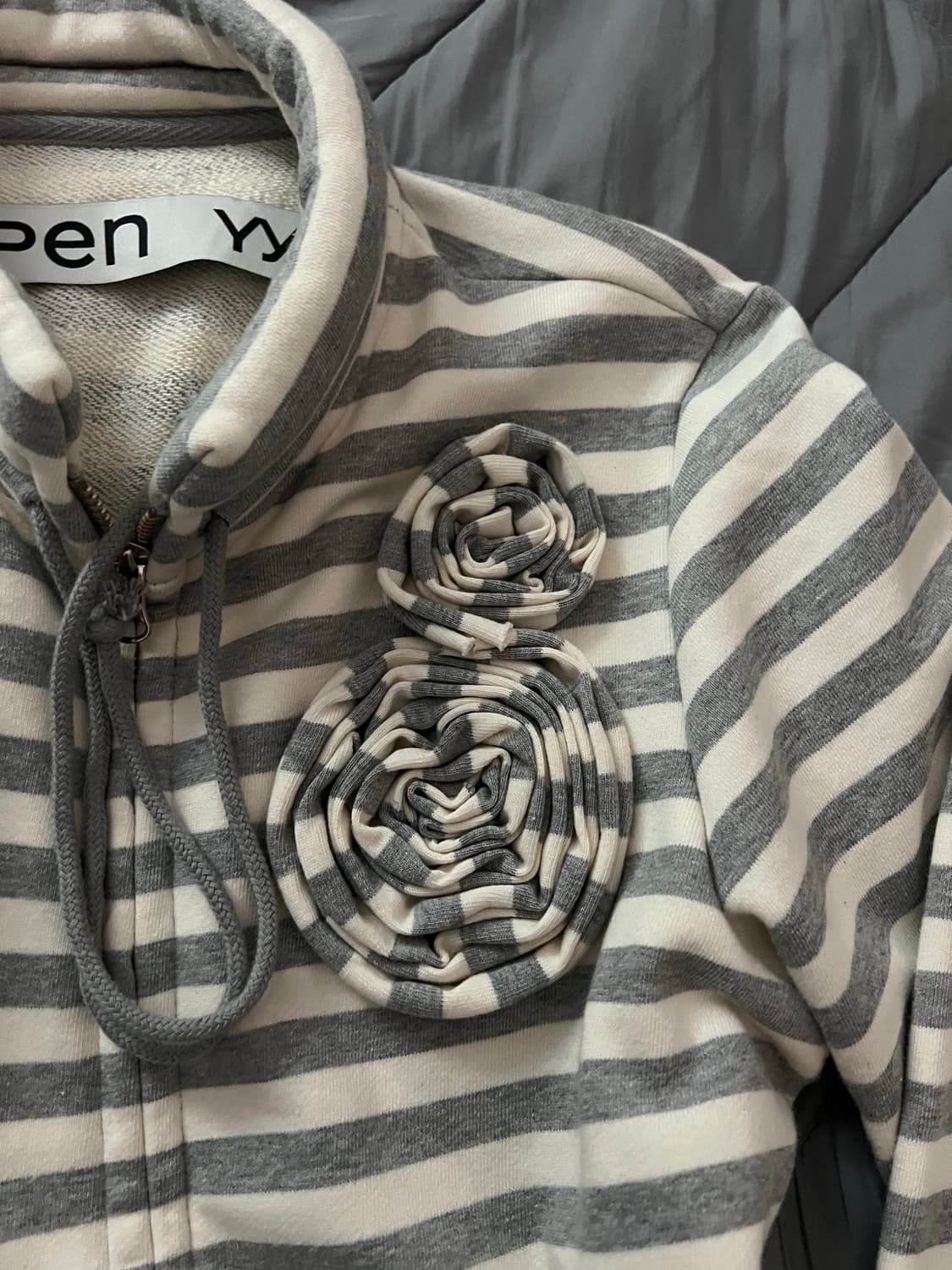 오픈와이와이 아플리케 집업 자켓 상품이미지5