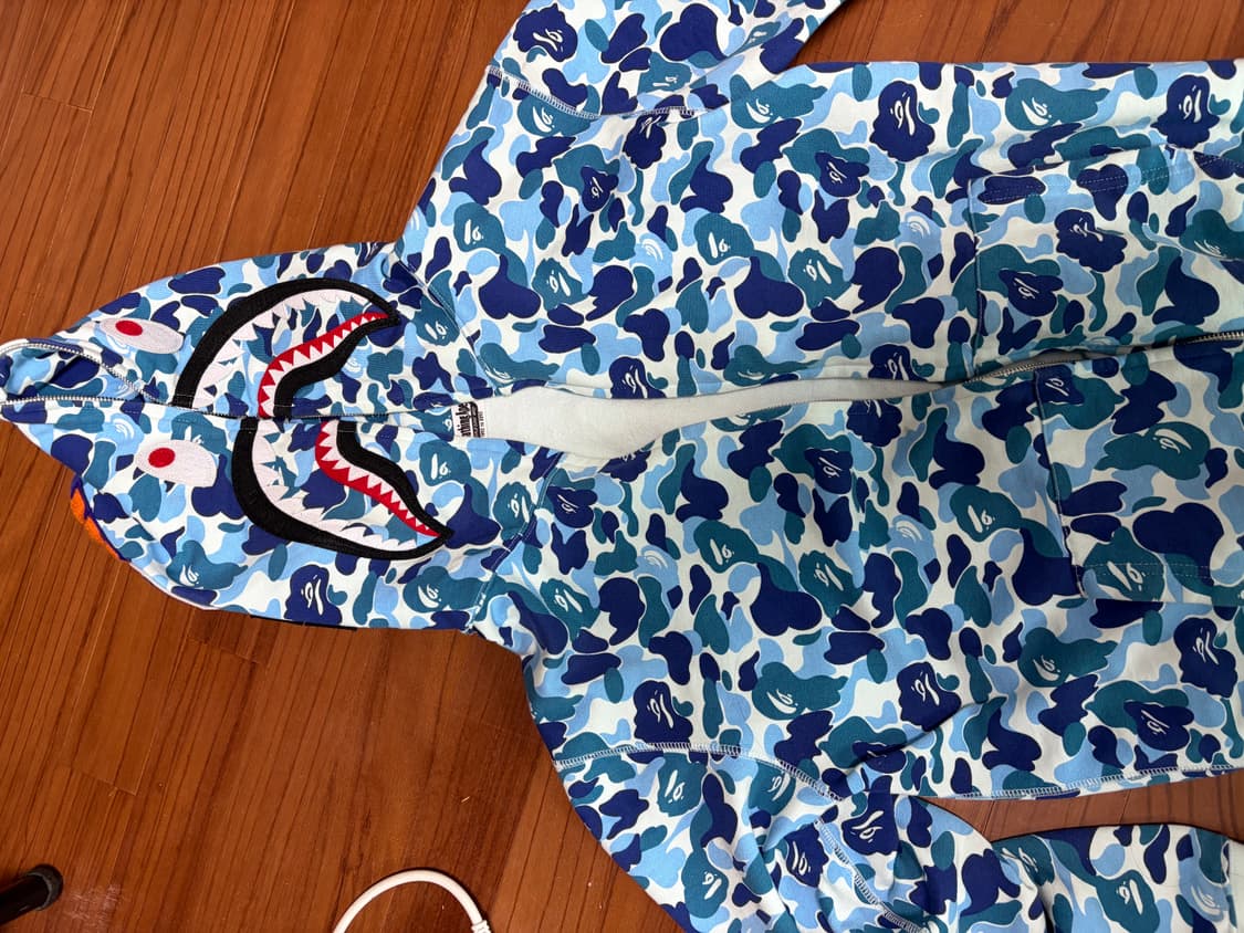 베이프 abc 샤크 카모후드 L 상품이미지2