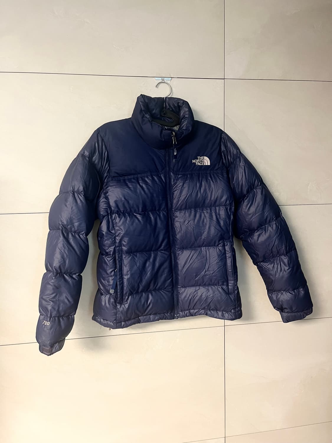 노스페이스 눕시 700 패딩 네이비/퍼플 [S]  상품이미지2