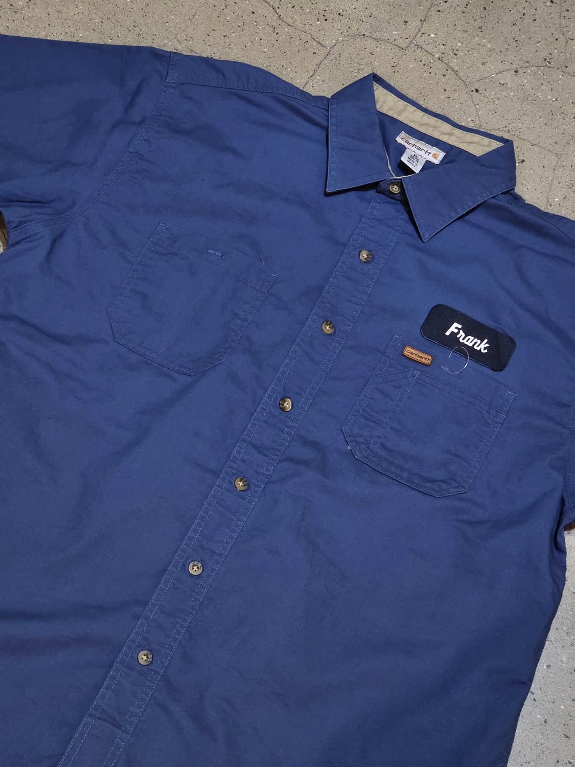 Carhartt 칼하트 애쉬블루 포켓반팔셔츠 상품이미지1