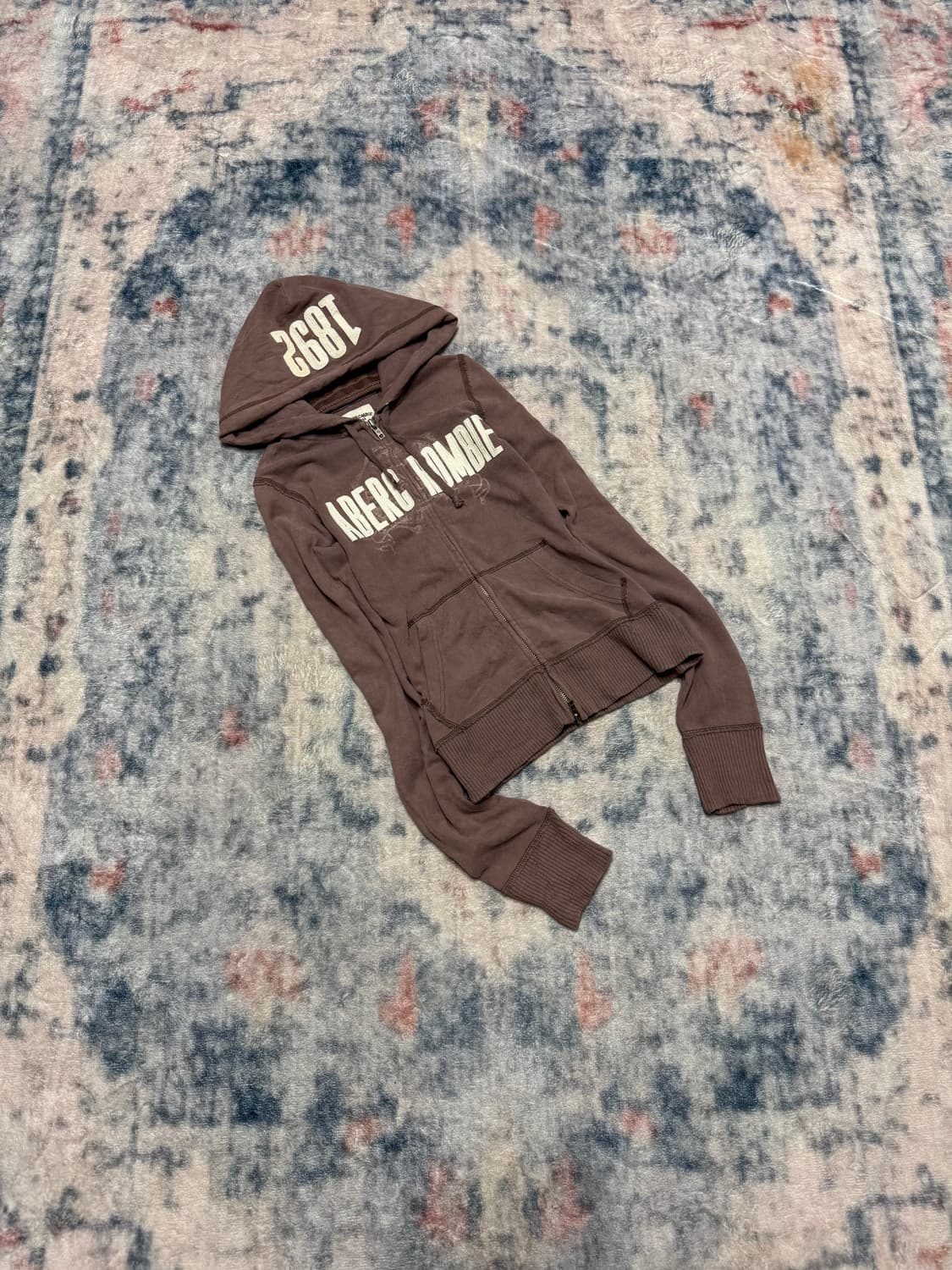 Abercrombie 00s y2k milk choco hoodie 상품이미지1