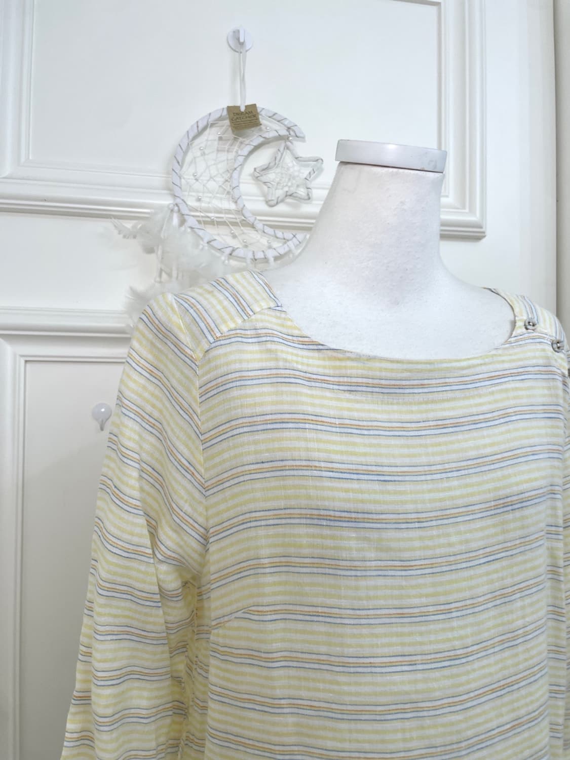 GOLDEN BEAR yellow stripe button point p 상품이미지6