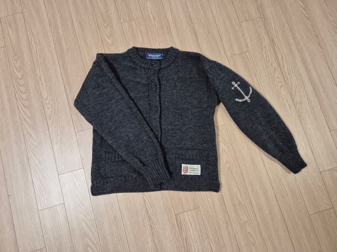 건지울른스 피셔맨 홀가먼트 가디건 44사이즈 상품이미지2