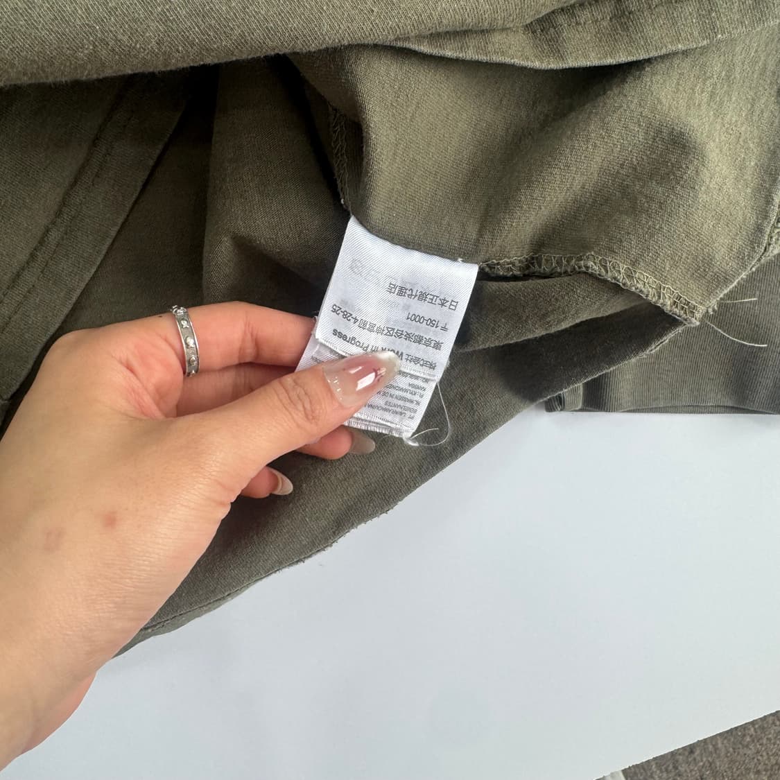 Carhartt 칼하트 원포켓 카키 롱슬리브 상품이미지6