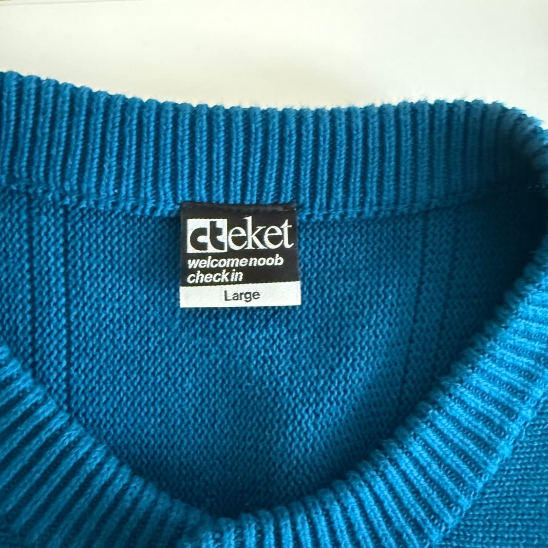 테켓(teket) 가디건 블루 상품이미지5