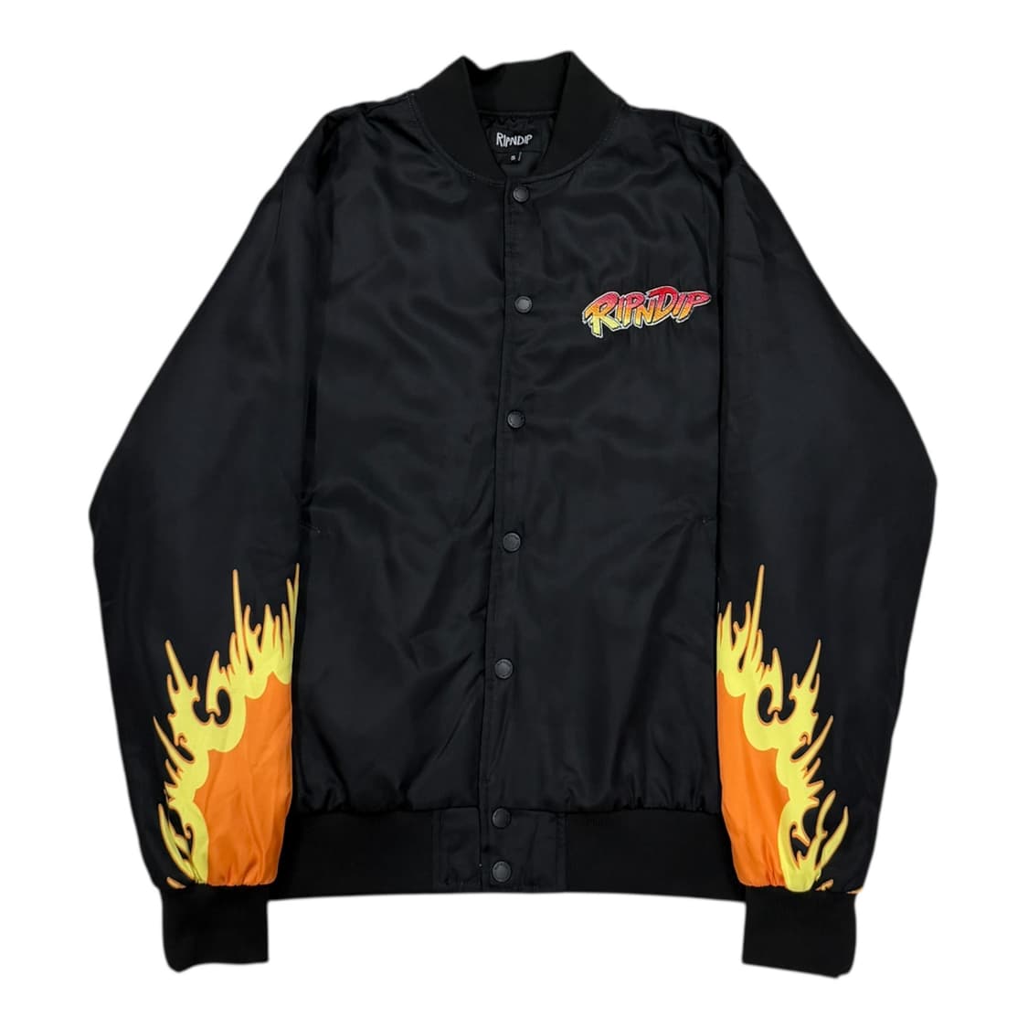 립앤딥 프린팅 바시티 야구점퍼 자켓 블랙 S 상품이미지3