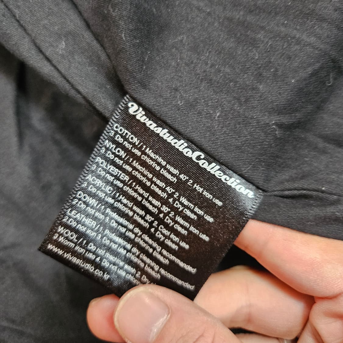 비바스튜디오 양털 가죽 봄버자켓 M size 상품이미지8