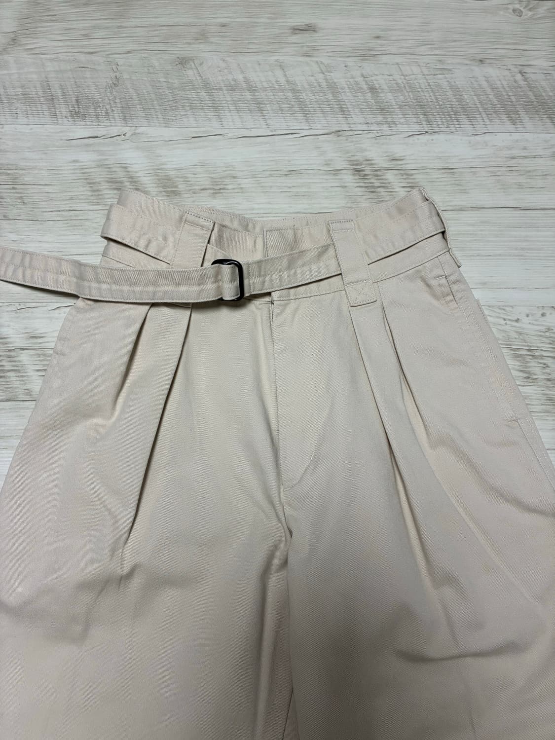 유니클로U 벨티드와이드팬츠 55 상품이미지3