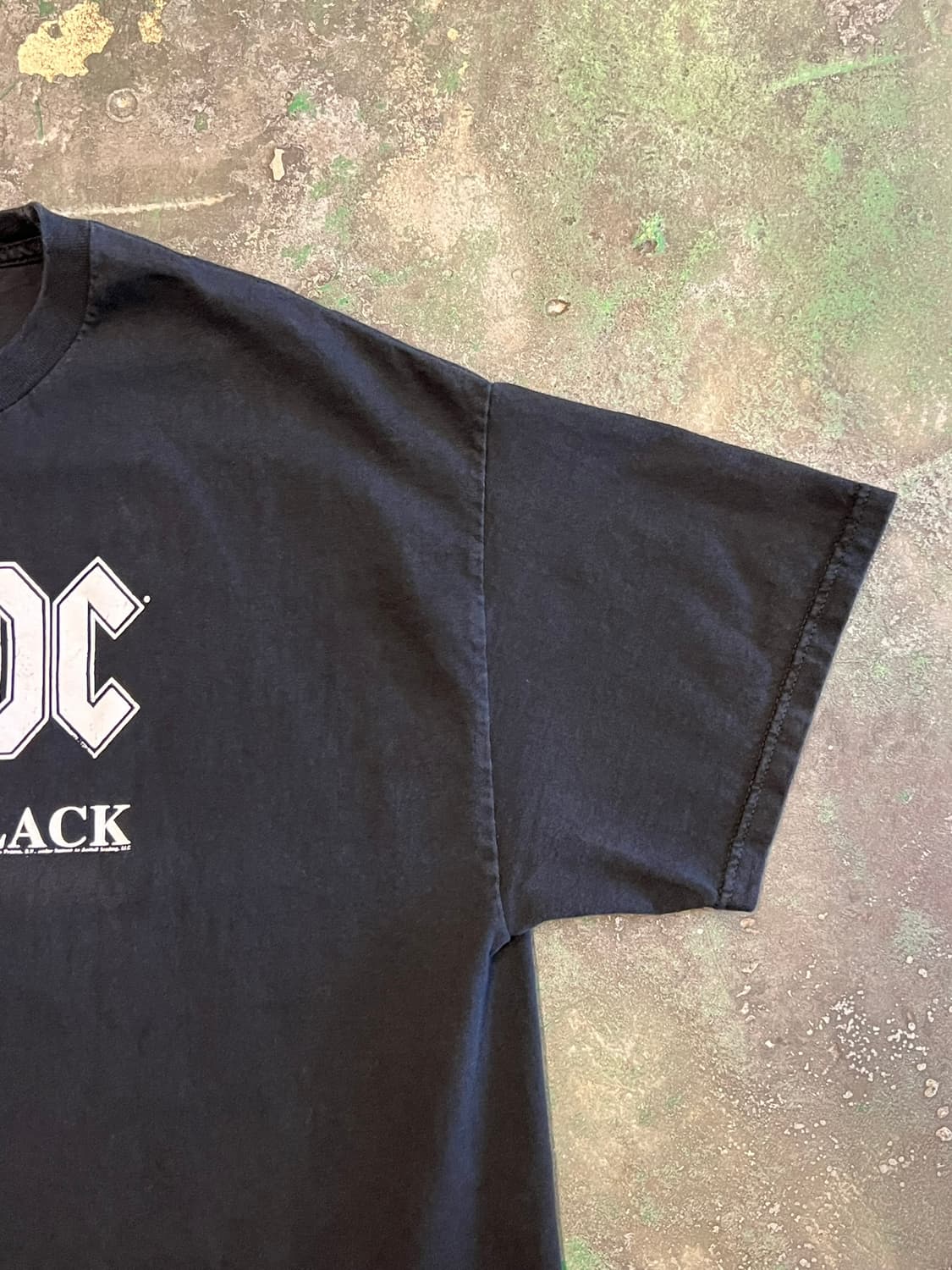 04's [XL] ACDC Back in Black 로고 빈티지 밴드티 상품이미지4