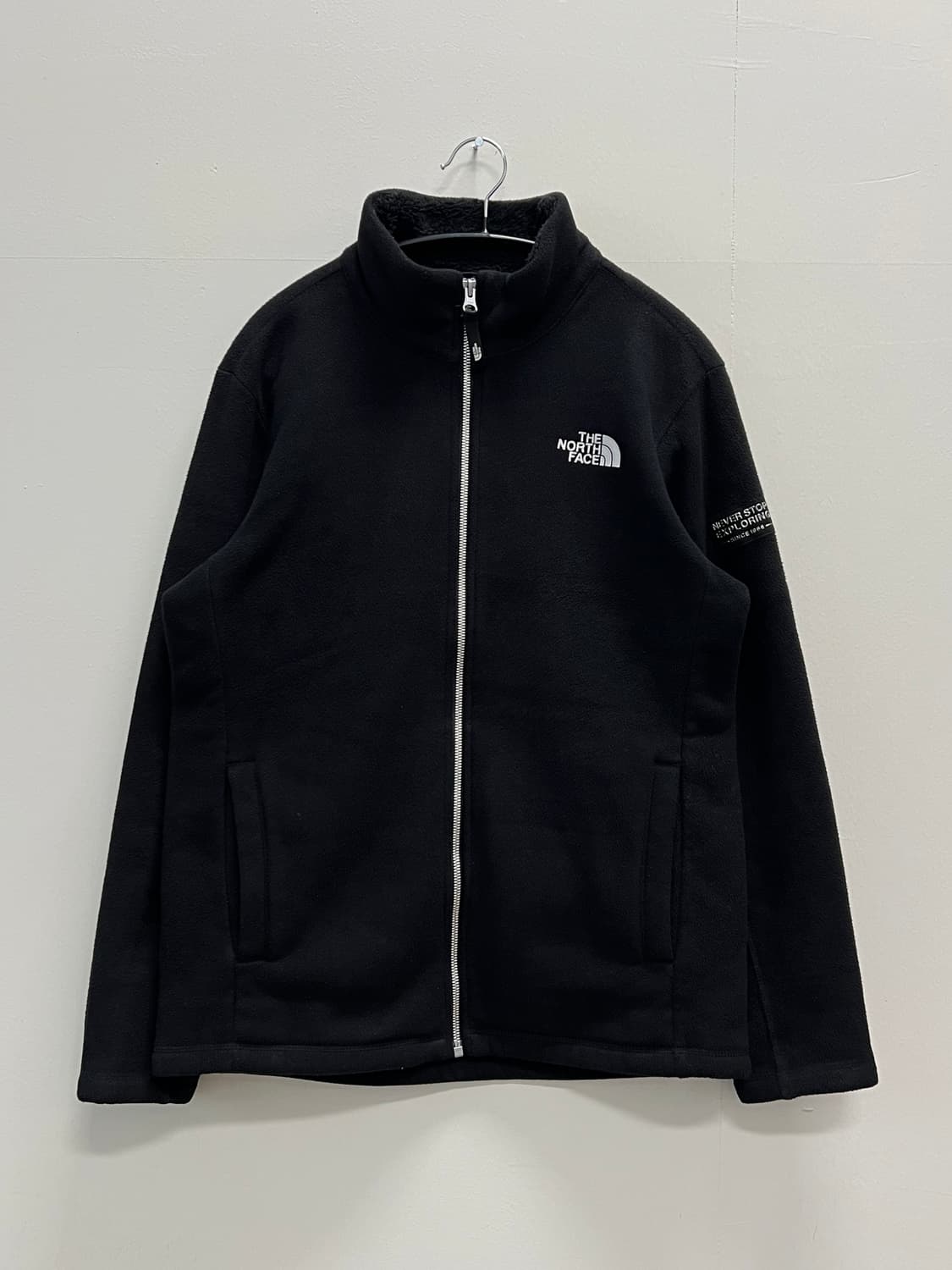 노스페이스 화이트라벨 후리스 집업 자켓 블랙 상품이미지2