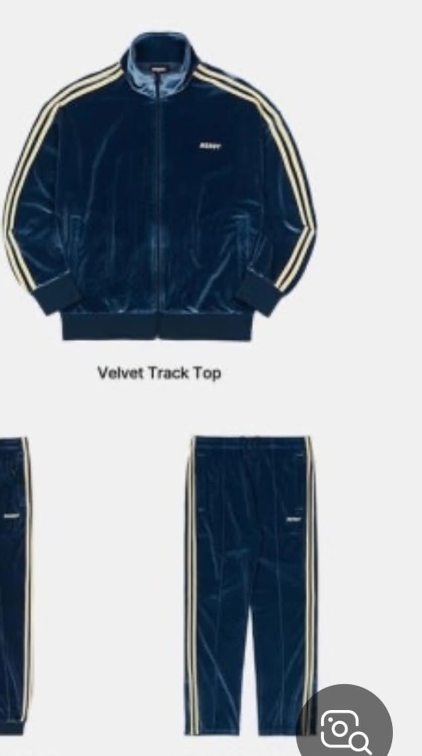 널디 한유진 네이비 벨벳져지 상하의세트 상품이미지2