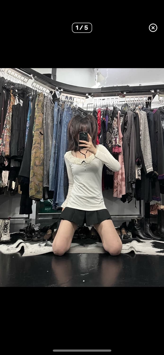 화이트 퍼자켓 , 슬리브 합구매건 상품이미지2