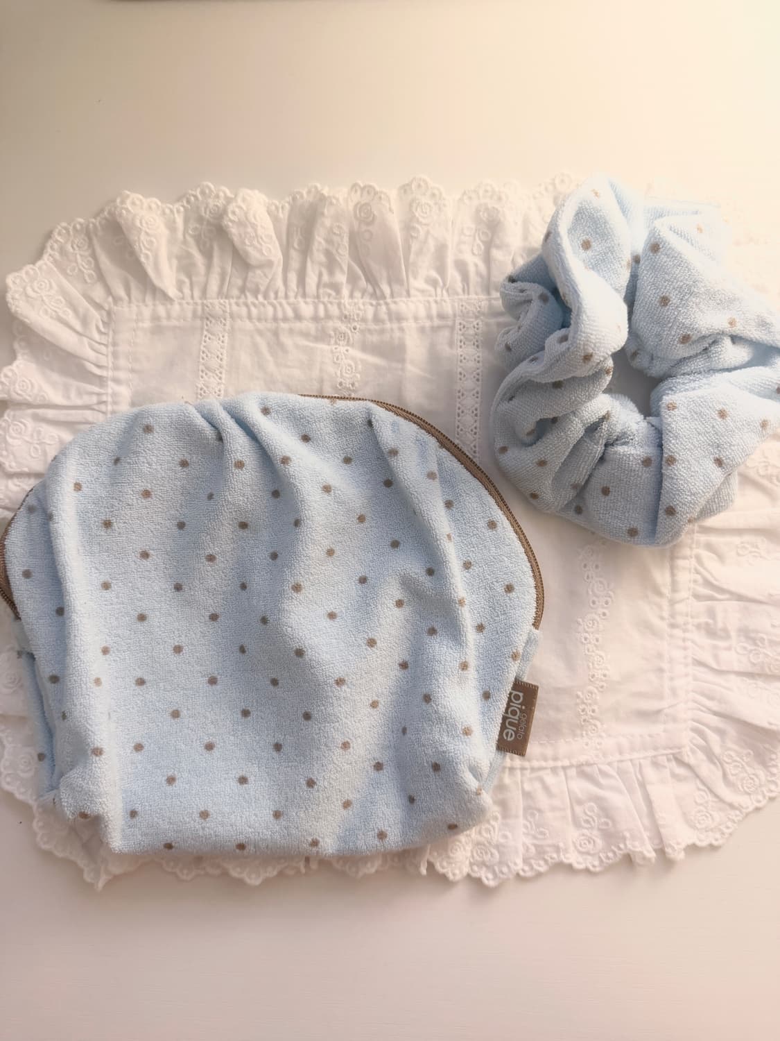 gelato pique 젤라또피케 파우치 슈슈 세트 라떼갸루 상품이미지1