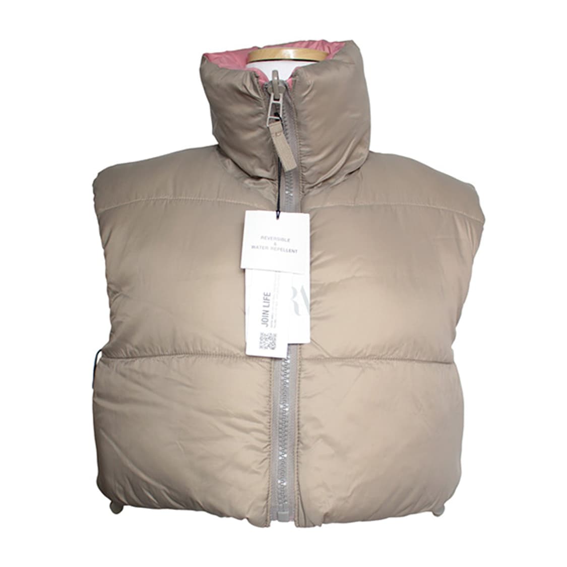 자라 양면 패딩 집업 베스트 66 상품이미지3