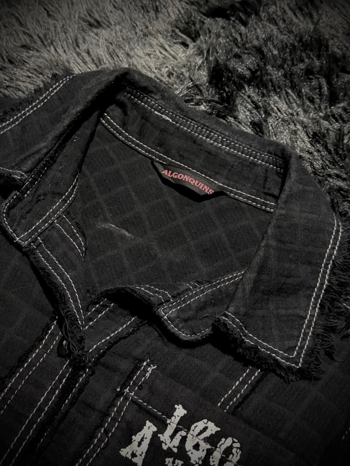 Algonquins 펑크 유니온잭 스티치 반팔셔츠 상품이미지7