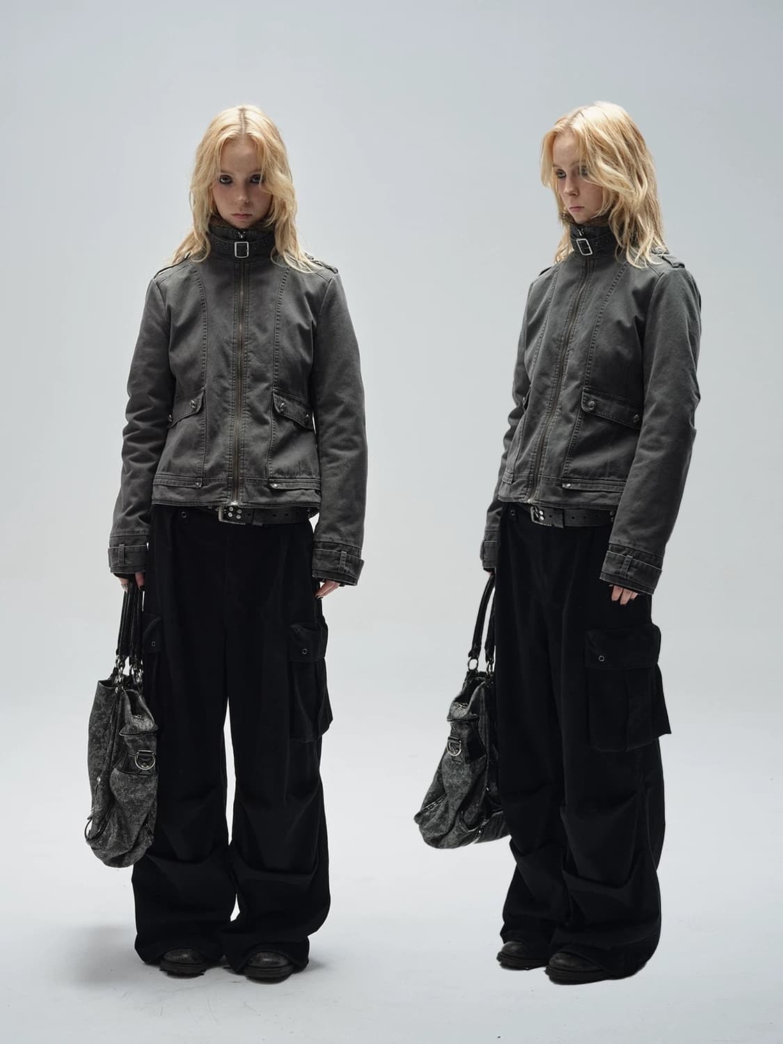 Wearandtear 하이넥 워크자켓 M 상품이미지3