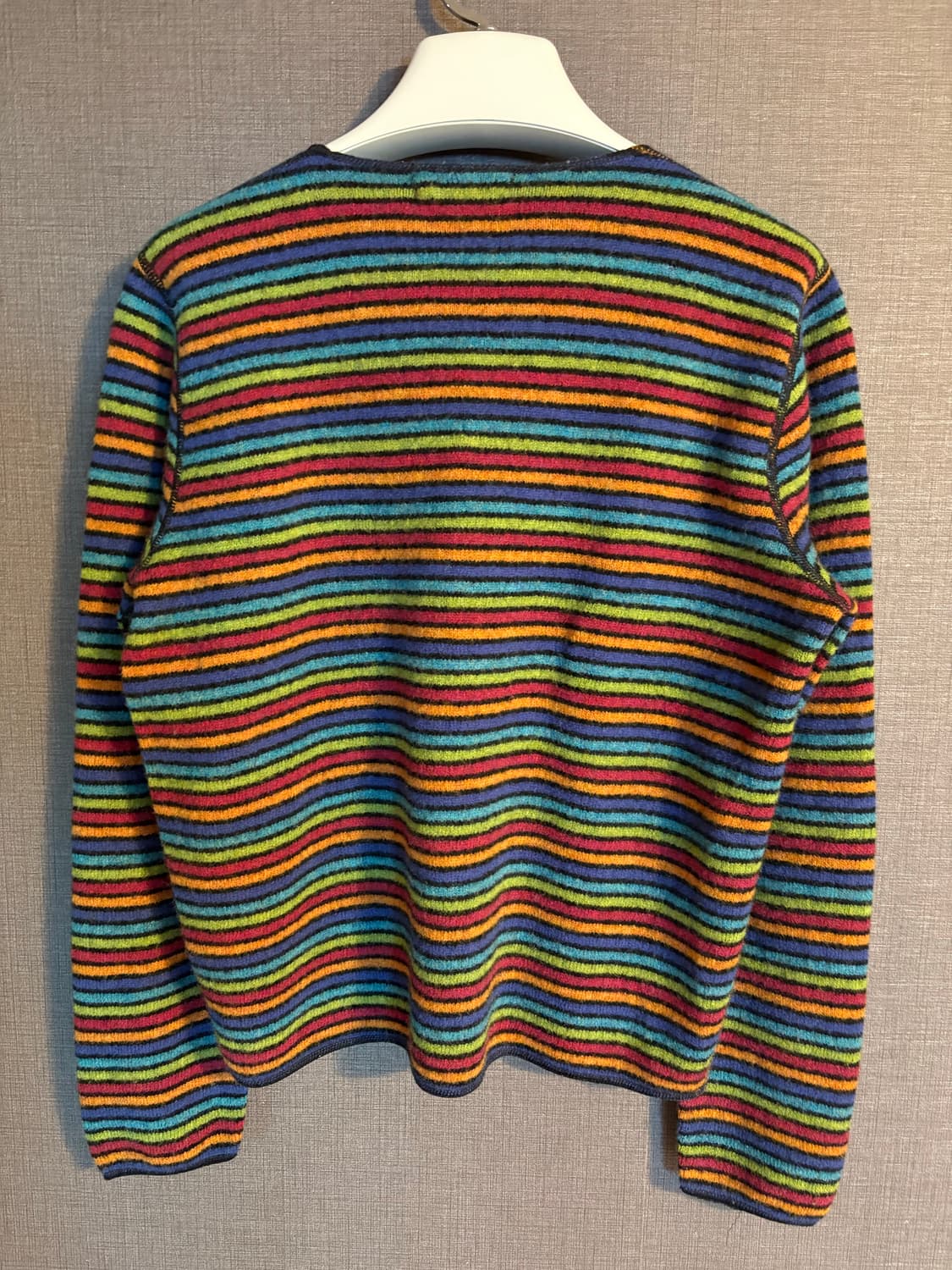 GAELTARRA 아일랜드 울 100% 스트라이프 니트 Japan 상품이미지5