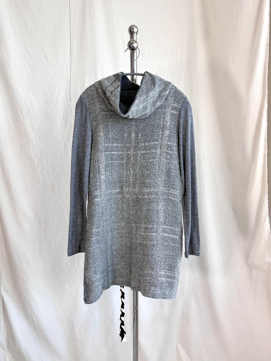 Hiroko Bis 실버 프린팅 롱 니트 상품이미지1