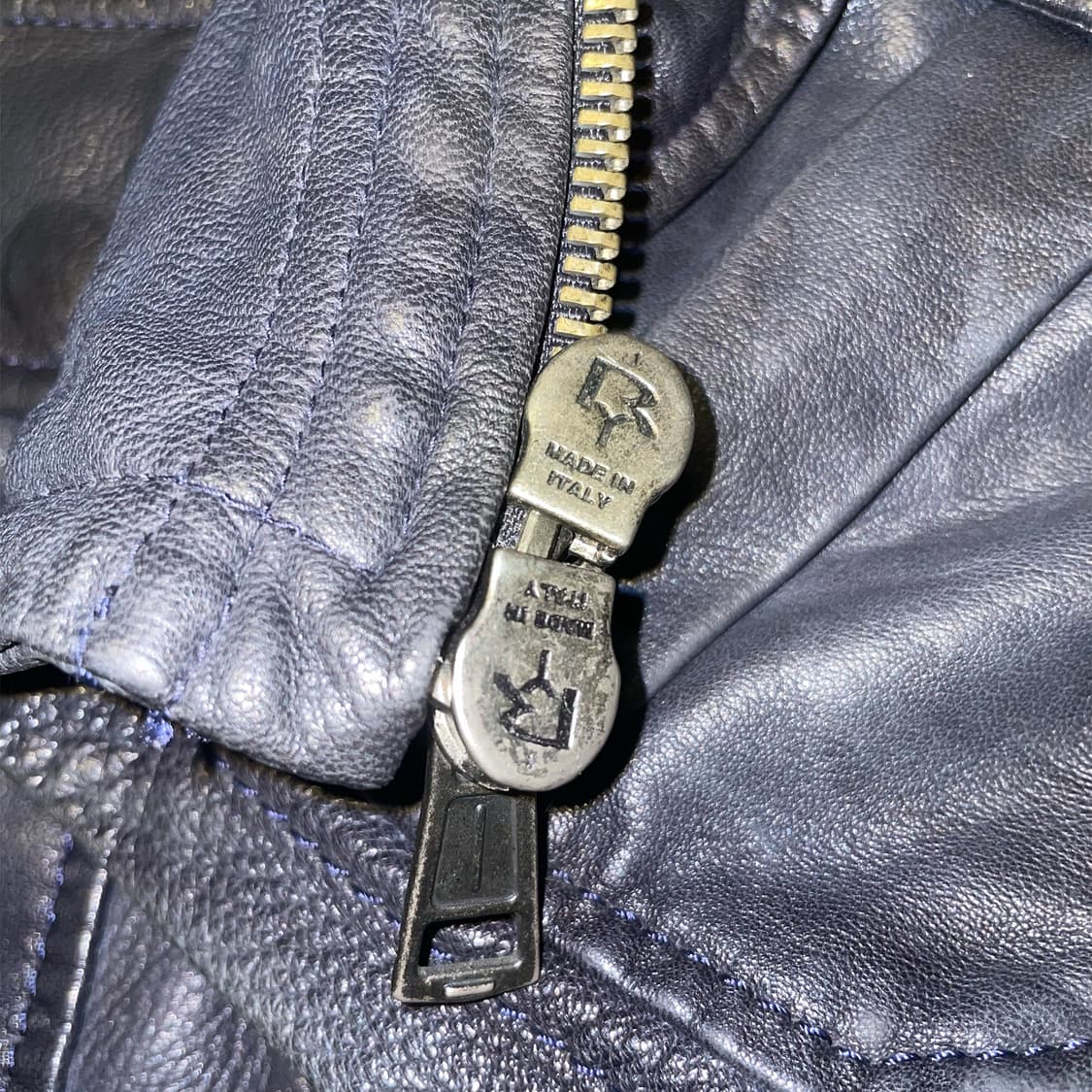 이탈리안 4포켓 필드 레더자켓 상품이미지5