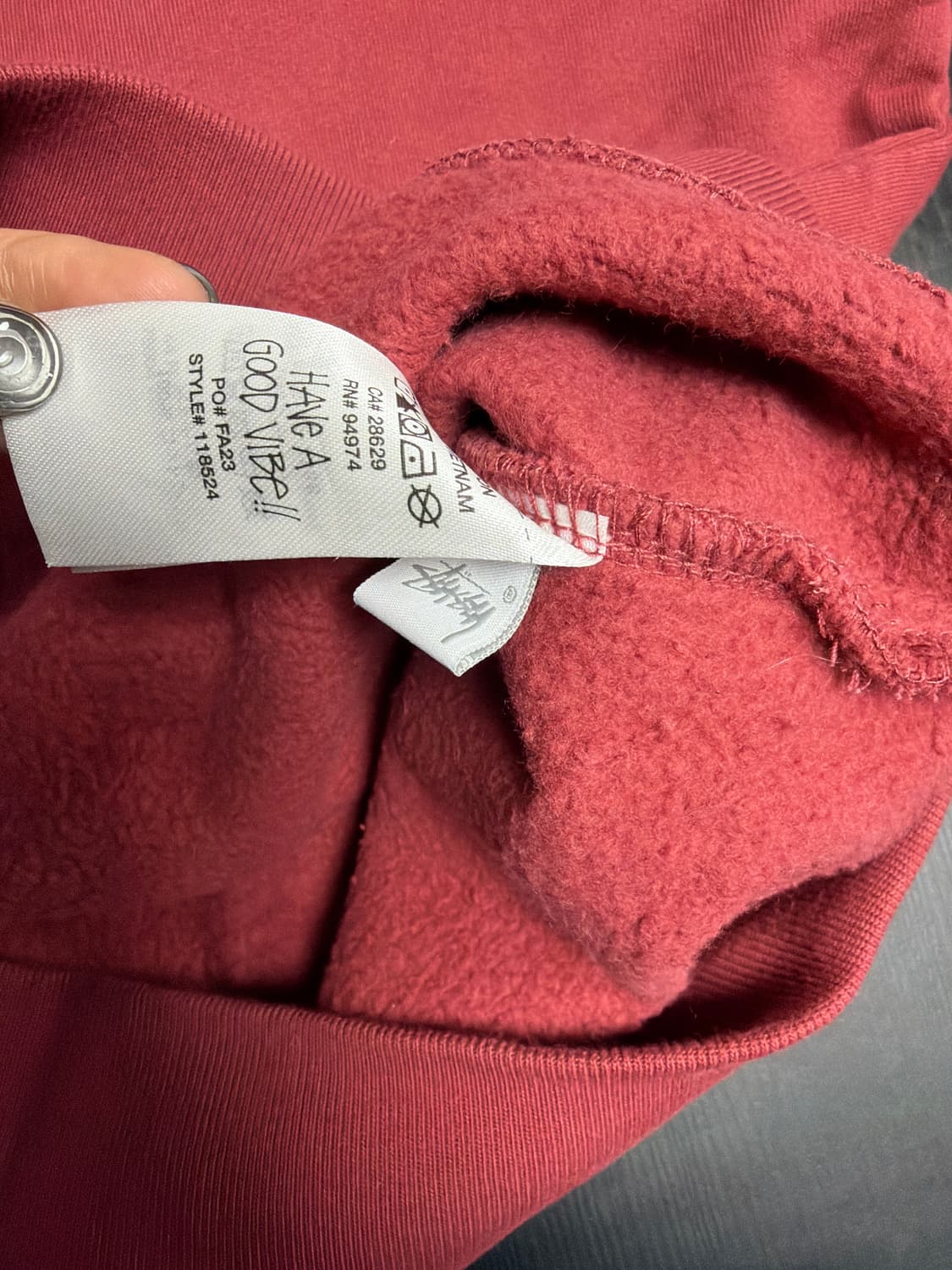 스투시 민소매 스웨트 셔츠 상품이미지2