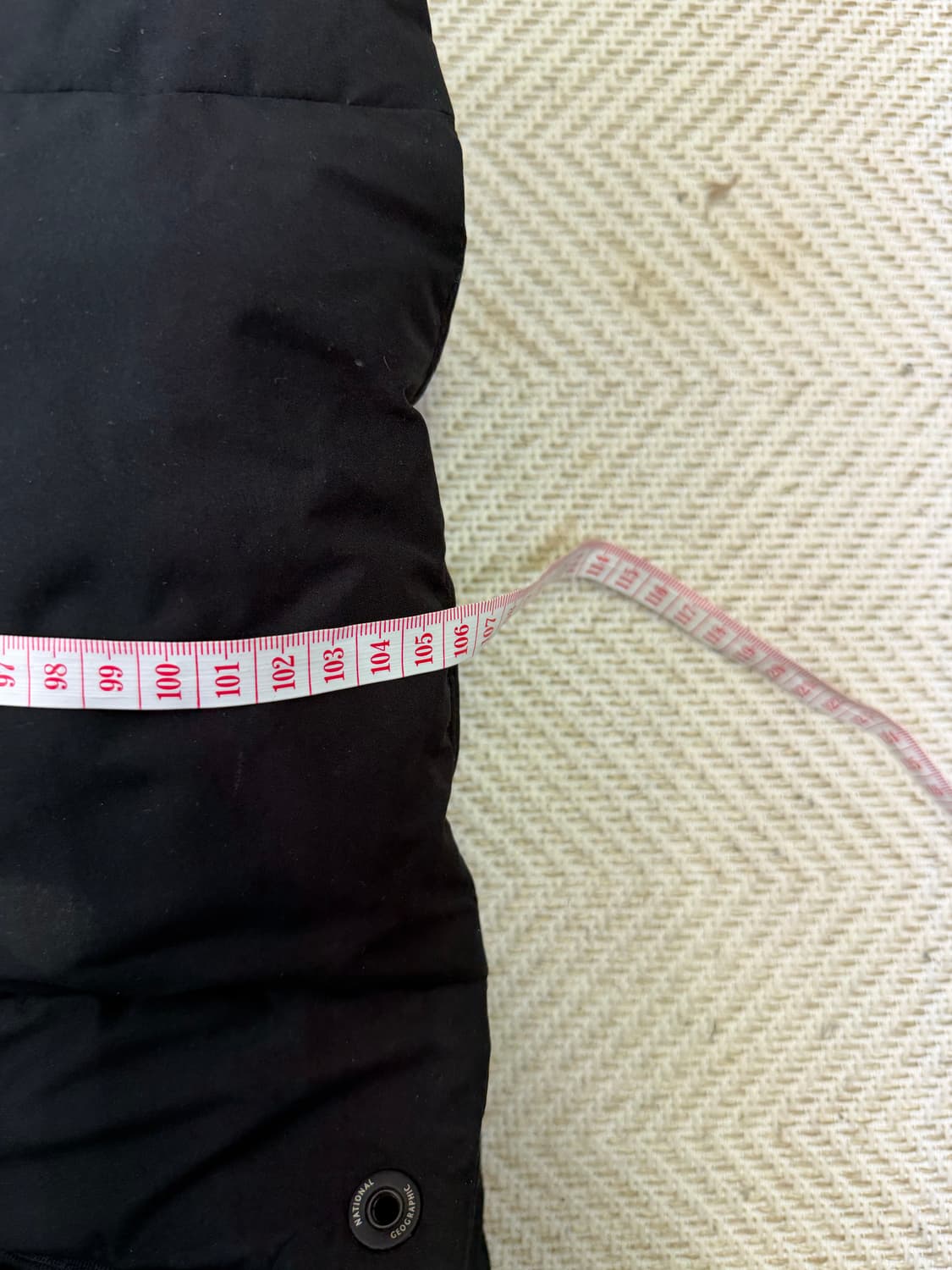 정품) 내셔널지오그래픽 블랙 롱패딩 S 상품이미지10