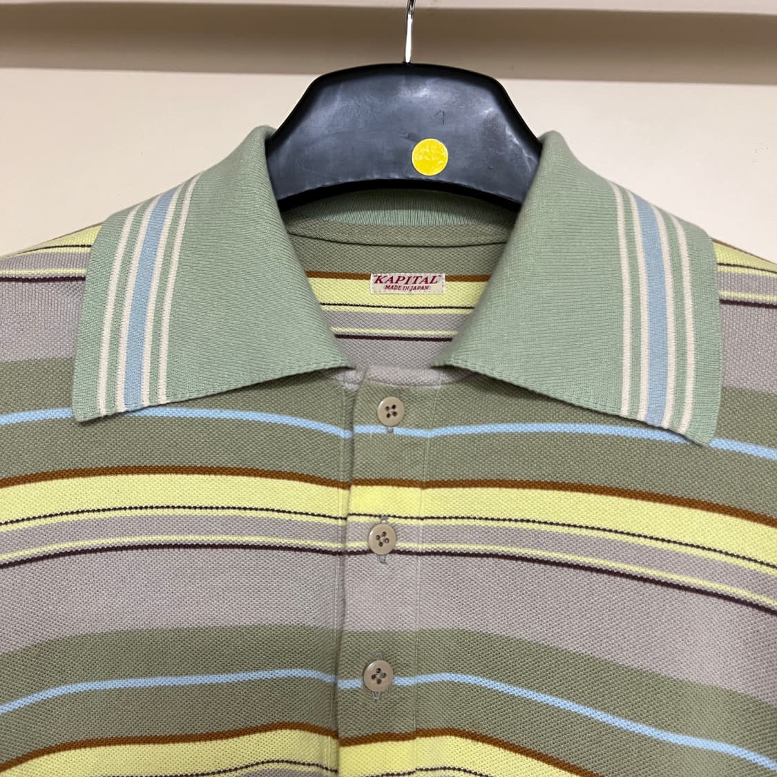 [2]캐피탈 멀티보더 카노코 랑글 카라 폴로 /뉴진스하니 kapital 상품이미지3