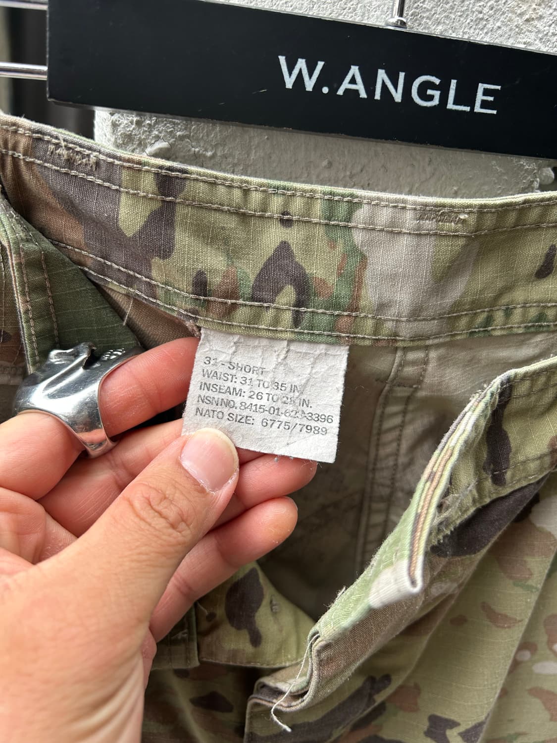 USA 미군  오리지널  멀티캠  컴뱃 립스탑 카고 팬츠 상품이미지4