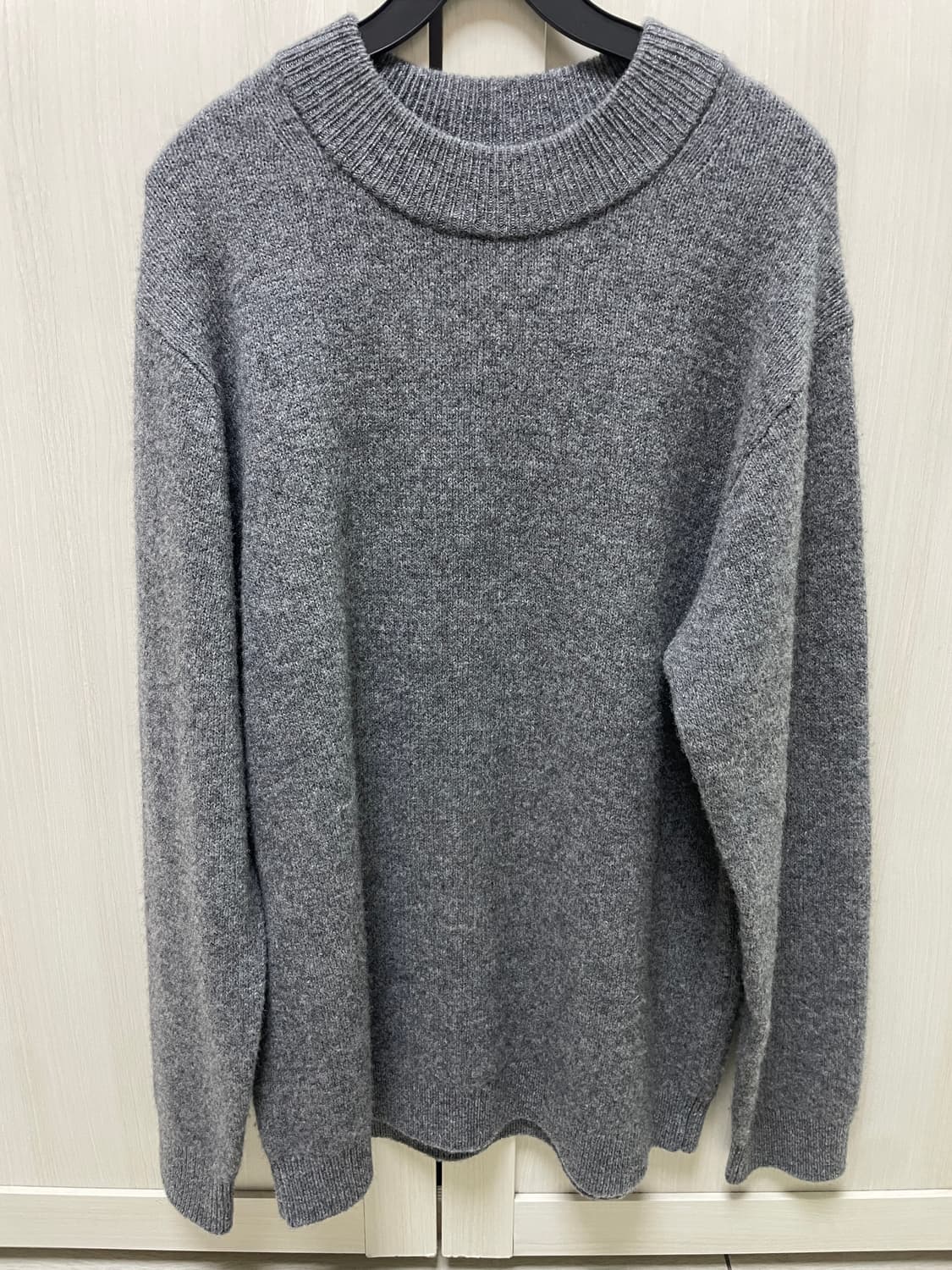 무인양품 무지라보 MUJI LABO 컴프레스드 울 하이넥 풀오버 M 상품이미지4