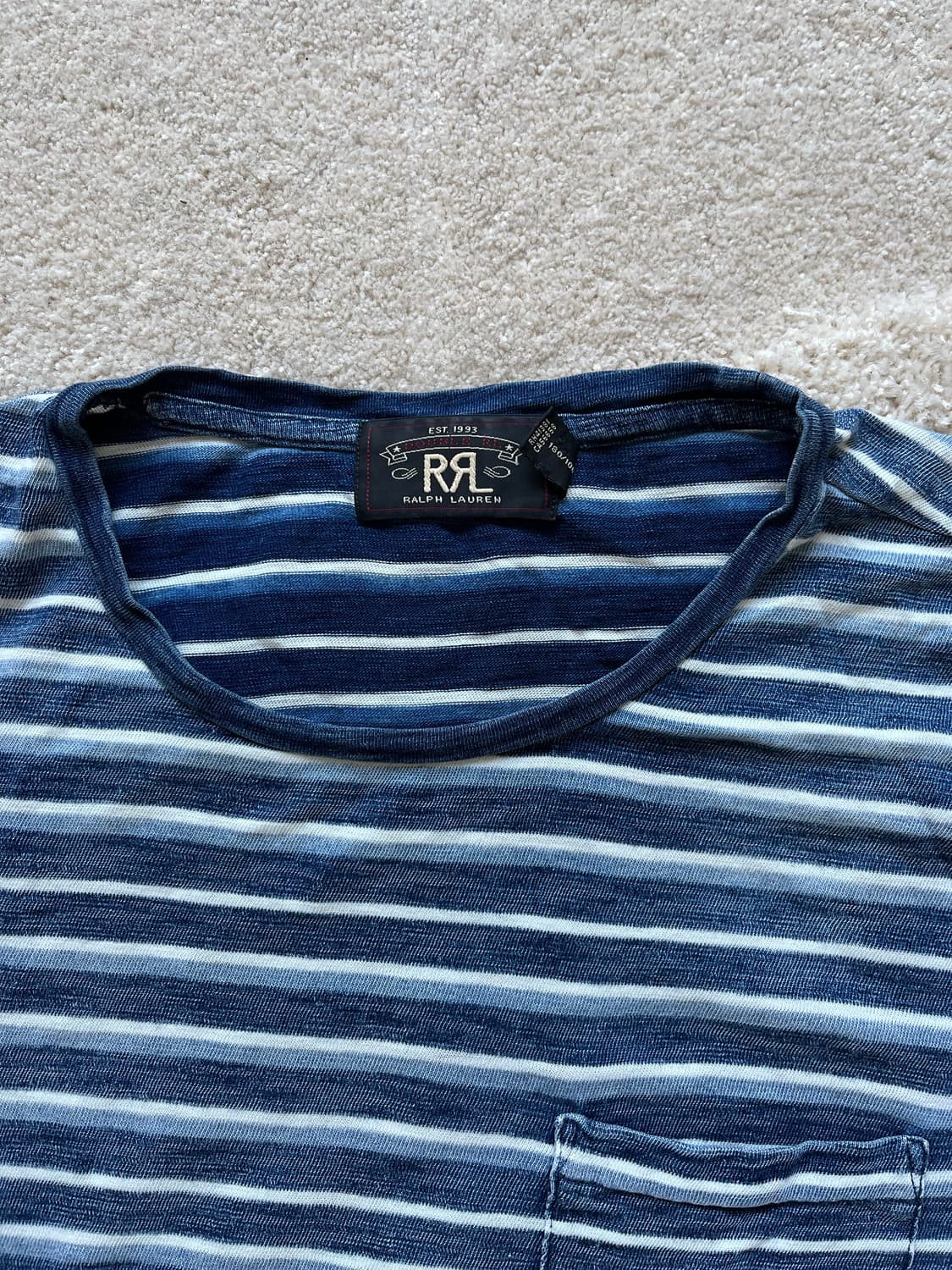 RRL 스트라이프 포켓 티셔츠 (100-105) 상품이미지5