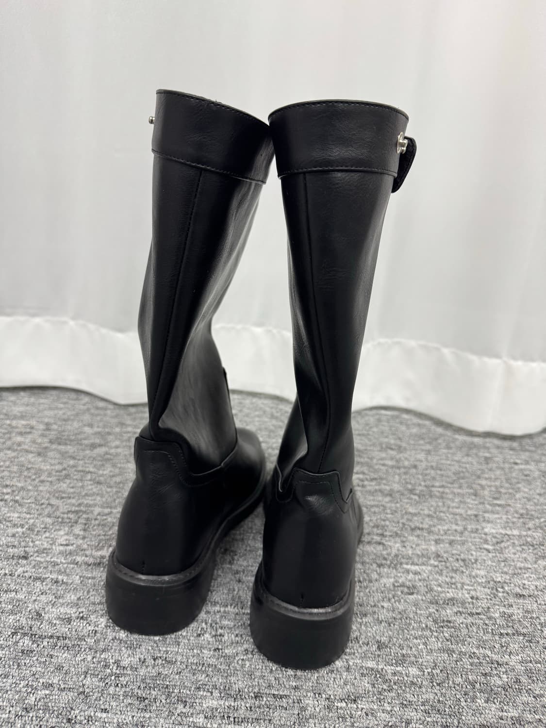 코모레비뮤지엄 리얼 소가죽 부츠 250사이즈 상품이미지2