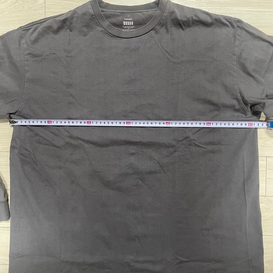 그라프페이퍼 긴팔 (그레이/F) 상품이미지6