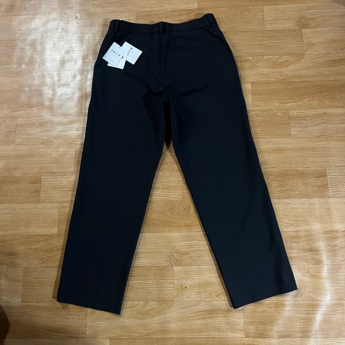 [35-37] (새상품) 솔리드옴므 26ss 밴딩 세미와이드 슬랙스 상품이미지4