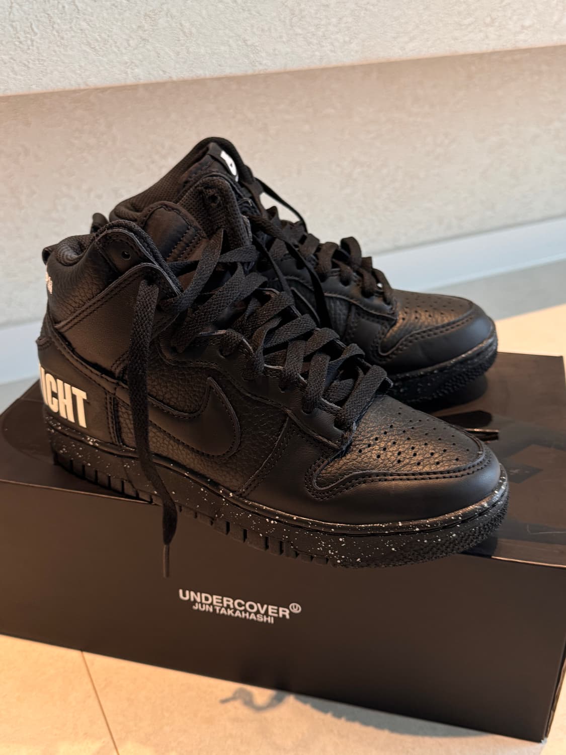 나이키 x 언더커버 덩크 하이 1985 블랙 상품이미지1