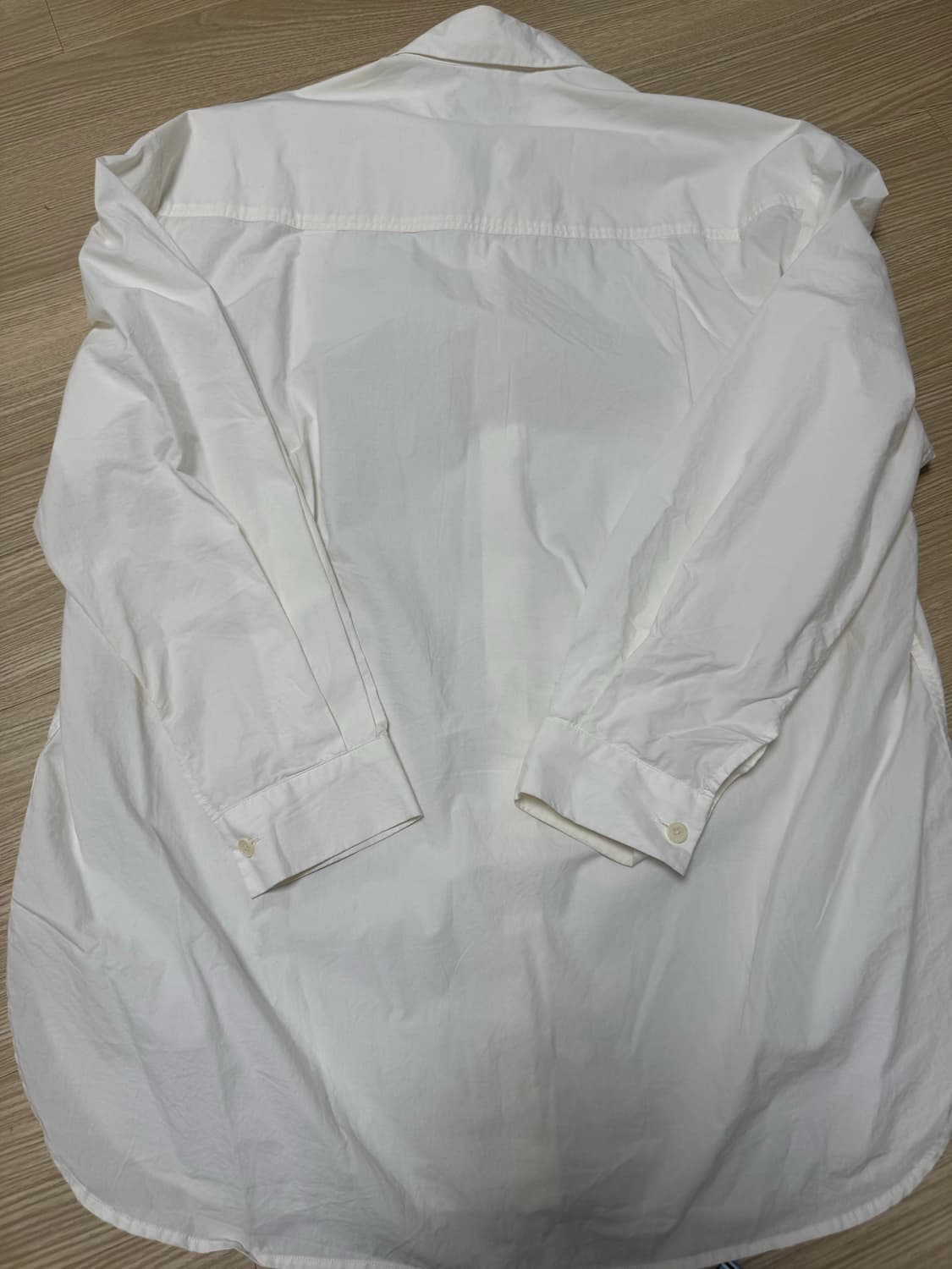 아모멘토 oversized shirts ecru 에크루 0사이즈 상품이미지3