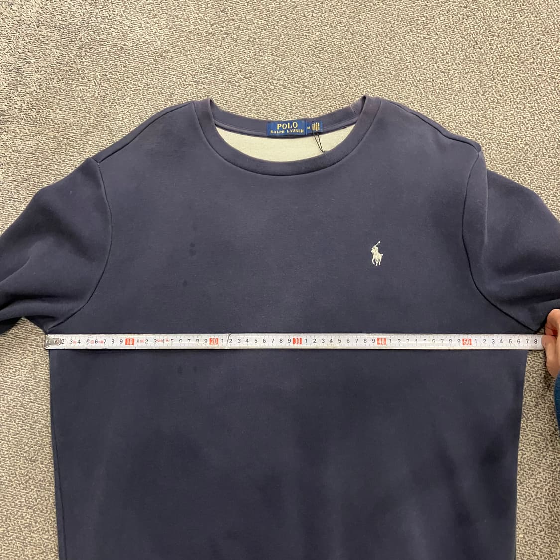 342 폴로 맨투맨 네이비 상품이미지4