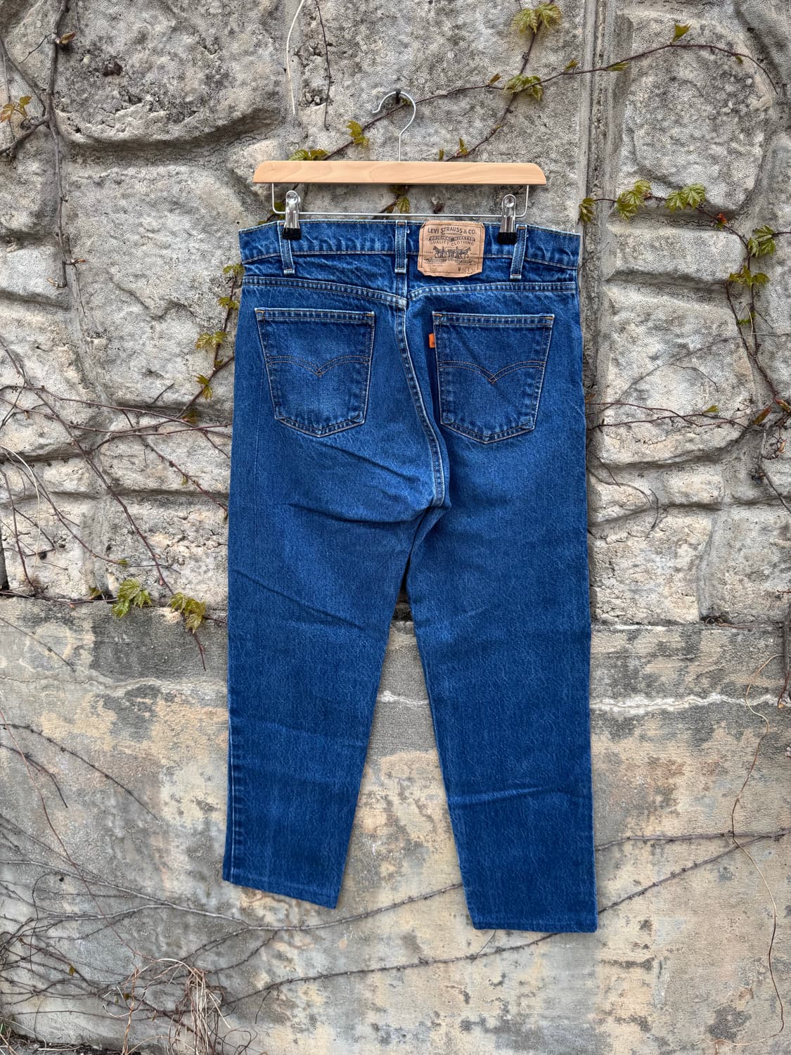80s 리바이스 빈티지 505 오렌지탭 블랭크탭 워싱 데님 팬츠 34 상품이미지2