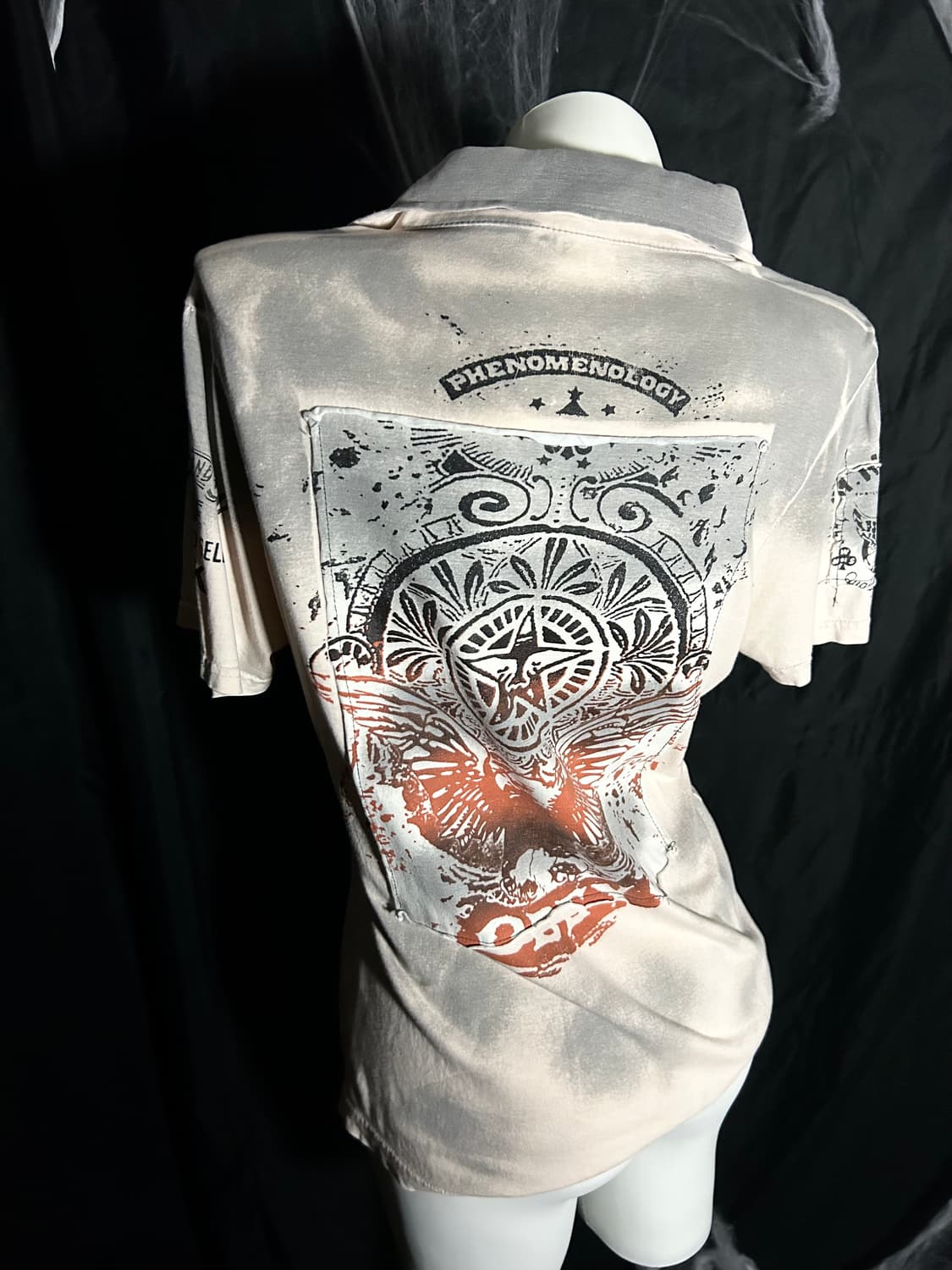 teshio patch detailed y2k kara tee 상품이미지6
