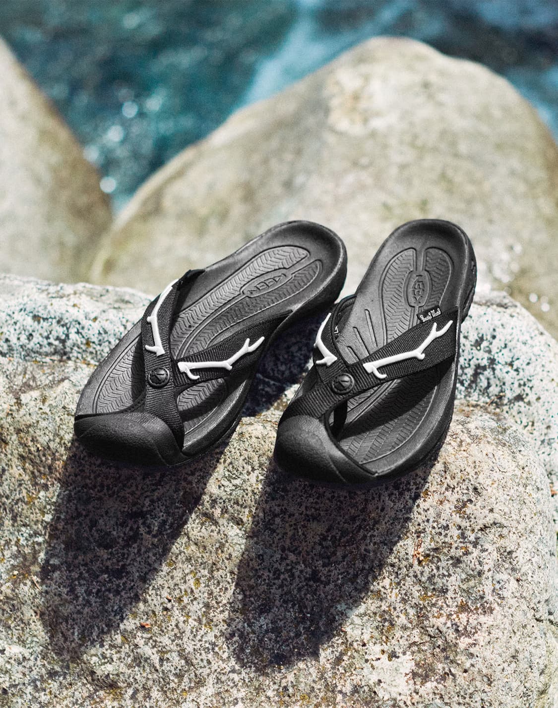 [290]킨 남이서팔 쪼리 블랙 상품이미지1