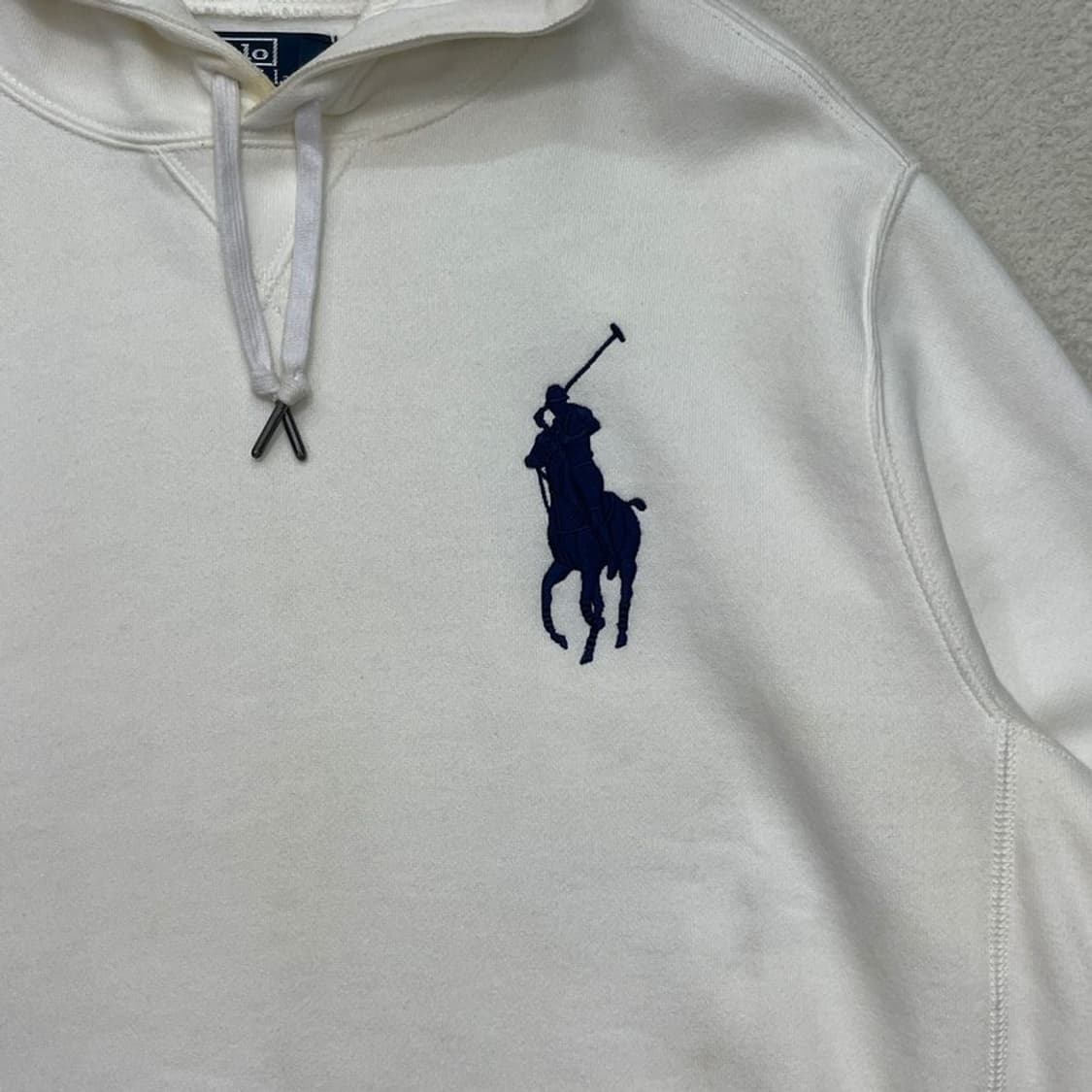 POLO BY RALPH LAUREN 빅포니 후디 크림 XXL 상품이미지3